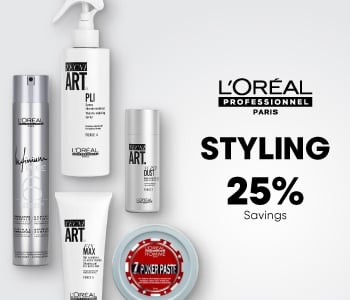 L'Or&eacute;al Professionnel - Up to 25% off Styling products with minimum purchase of $144 | L'Or&eacute;al Partner Shop